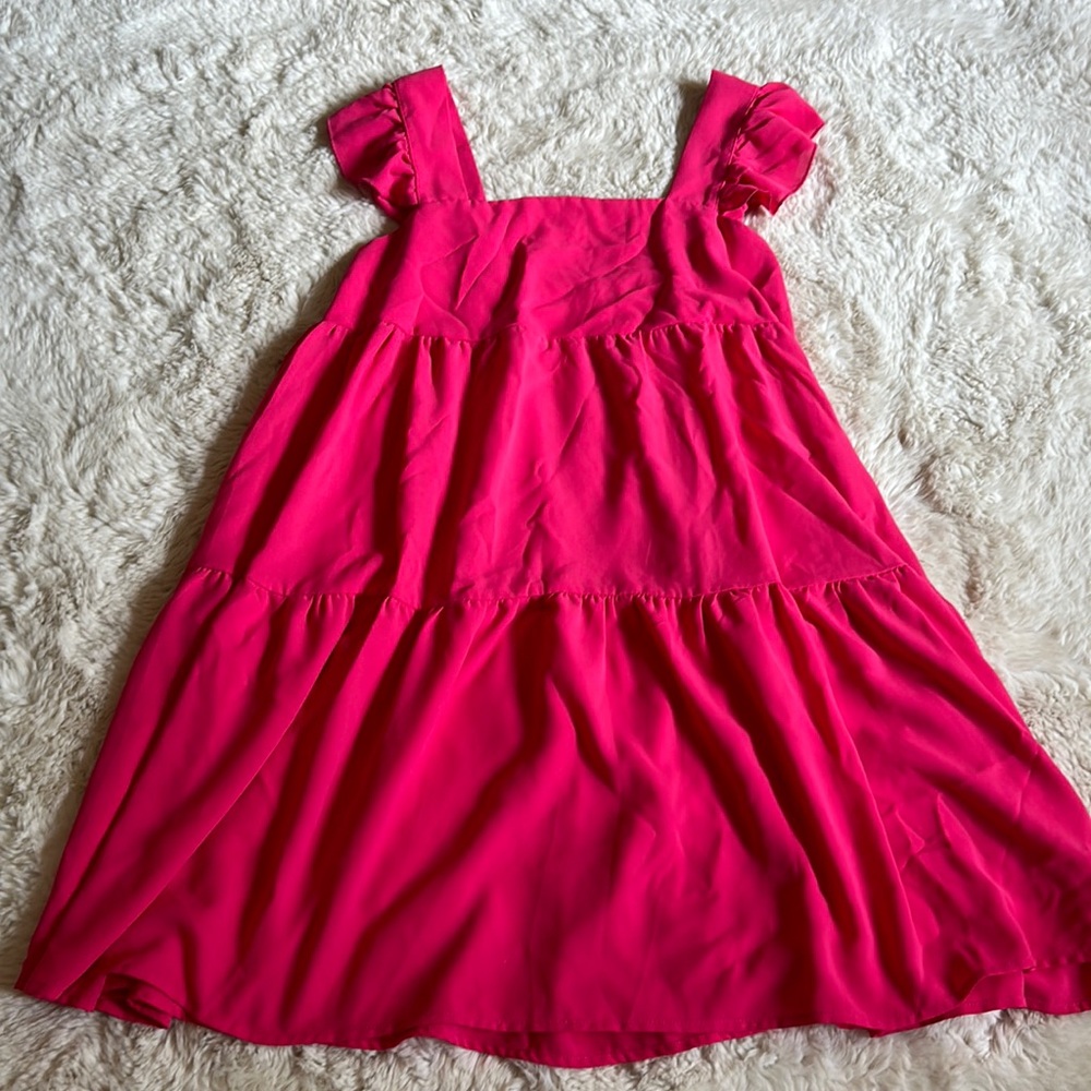 Hot pink SHEIN dress!